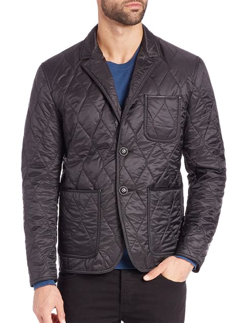 Burberry Gillington Quilted Jacket, Black 